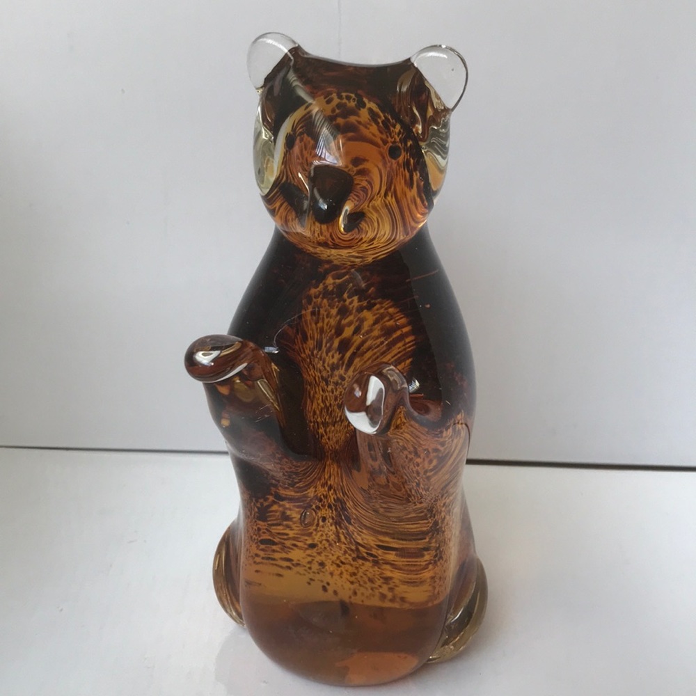 Vintage Fifth Avenue Crystal Bear Figurine